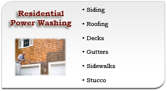 Mainline Residential Power Washing Services